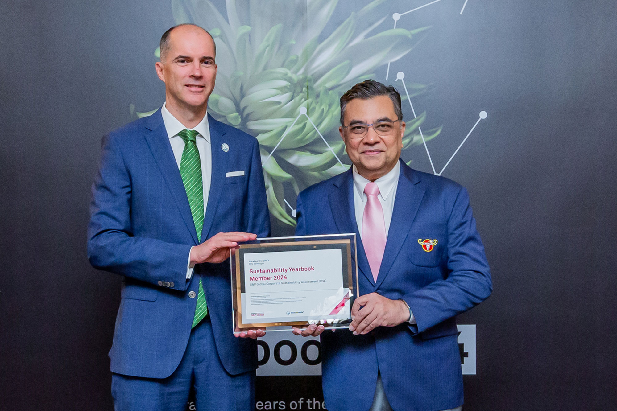 Carabao Group Honored with Global Corporate Sustainability Award by S&P Global, Reinforcing Vision of “World Class Product, World Class Brand”